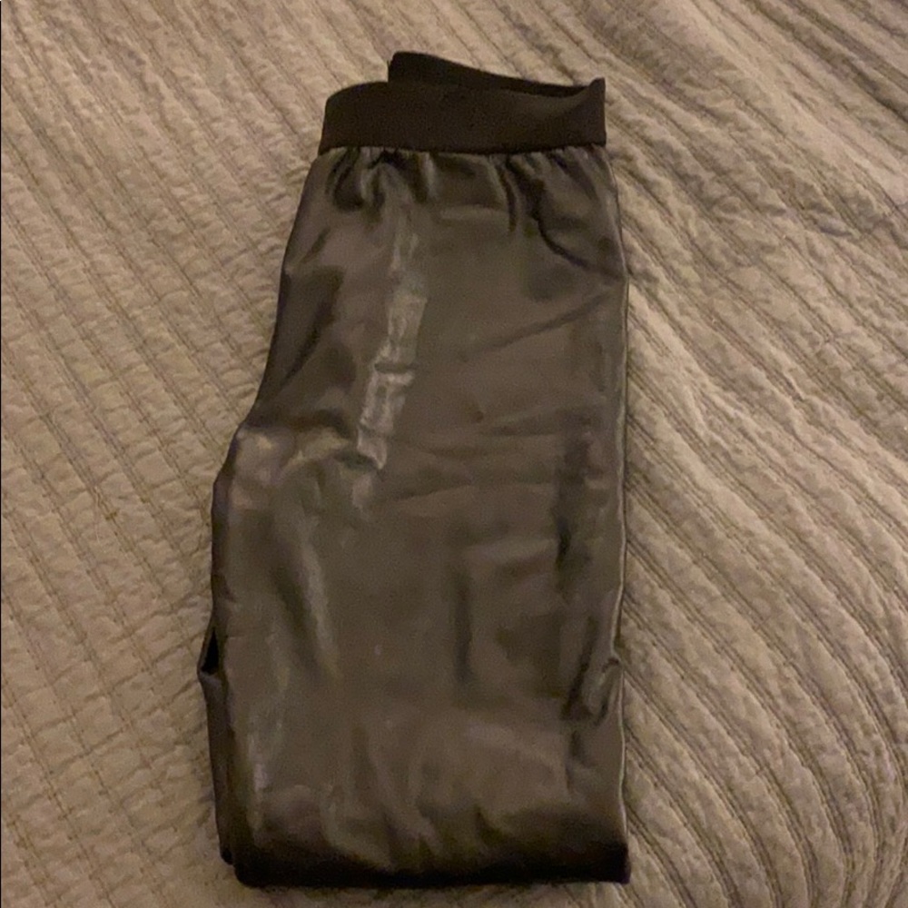 Chanel Leather Leggings